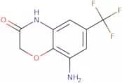 8-Amino-6-(trifluoromethyl)-3,4-dihydro-2H-1,4-benzoxazin-3-one