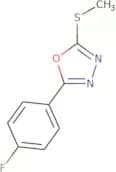 2-(4-Fluorophenyl)-5-(methylsulfanyl)-1,3,4-oxadiazole