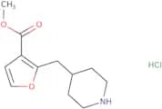 Methyl 2-[(piperidin-4-yl)methyl]furan-3-carboxylate hydrochloride