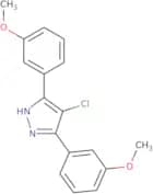 4-Chloro-3,5-bis(3-methoxyphenyl)-1H-pyrazole