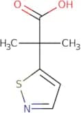 2-Methyl-2-(1,2-thiazol-5-yl)propanoic acid