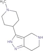 1-Methyl-4-{2H,4H,5H,6H,7H-pyrazolo[4,3-c]pyridin-3-yl}piperidine