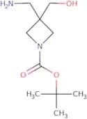 tert-butyl 3-(aminomethyl)-3-(hydroxymethyl)azetidine-1-carboxylate