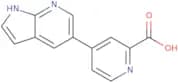 4-{1H-Pyrrolo[2,3-b]pyridin-5-yl}pyridine-2-carboxylic acid