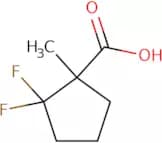 2,2-Difluoro-1-methylcyclopentane-1-carboxylic acid