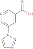5-(1H-1,2,3-Triazol-1-yl)pyridine-3-carboxylic acid