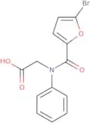 2-[1-(5-Bromofuran-2-yl)-N-phenylformamido]acetic acid