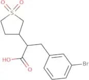 3-(3-Bromophenyl)-2-(1,1-dioxothiolan-3-yl)propanoic acid