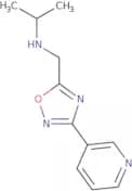 (Propan-2-yl)({[3-(pyridin-3-yl)-1,2,4-oxadiazol-5-yl]methyl})amine