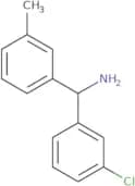 (3-Chlorophenyl)(3-methylphenyl)methanamine