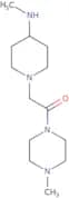 2-[4-(Methylamino)piperidin-1-yl]-1-(4-methylpiperazin-1-yl)ethan-1-one