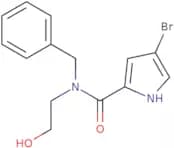 N-Benzyl-4-bromo-N-(2-hydroxyethyl)-1H-pyrrole-2-carboxamide