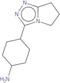 4-{5H,6H,7H-Pyrrolo[2,1-c][1,2,4]triazol-3-yl}cyclohexan-1-amine
