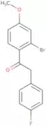 1-(2-Bromo-4-methoxyphenyl)-2-(4-fluorophenyl)ethan-1-one