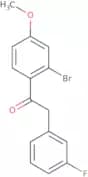 1-(2-Bromo-4-methoxyphenyl)-2-(3-fluorophenyl)ethan-1-one