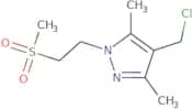 4-(Chloromethyl)-1-(2-methanesulfonylethyl)-3,5-dimethyl-1H-pyrazole