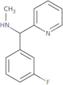 [(3-Fluorophenyl)(pyridin-2-yl)methyl](methyl)amine