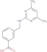 3-{[(4,6-Dimethylpyrimidin-2-yl)amino]methyl}benzoic acid