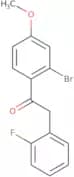 1-(2-Bromo-4-methoxyphenyl)-2-(2-fluorophenyl)ethan-1-one