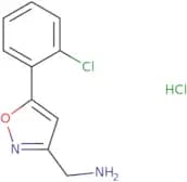 [5-(2-Chlorophenyl)-1,2-oxazol-3-yl]methanamine hydrochloride