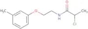 2-Chloro-N-[2-(3-methylphenoxy)ethyl]propanamide