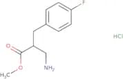 Methyl 3-amino-2-[(4-fluorophenyl)methyl]propanoate hydrochloride