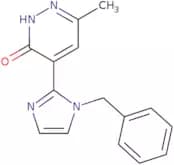 4-(1-Benzyl-1H-imidazol-2-yl)-6-methyl-2,3-dihydropyridazin-3-one