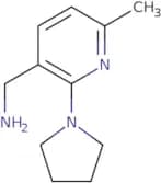 [6-Methyl-2-(pyrrolidin-1-yl)pyridin-3-yl]methanamine