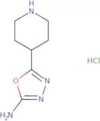 5-(Piperidin-4-yl)-1,3,4-oxadiazol-2-amine hydrochloride
