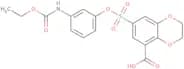 7-({3-[(Ethoxycarbonyl)amino]phenoxy}sulfonyl)-2,3-dihydro-1,4-benzodioxine-5-carboxylic acid