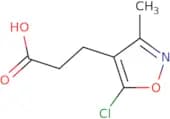 3-(5-Chloro-3-methyl-1,2-oxazol-4-yl)propanoic acid