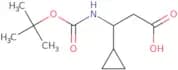 (R)-3-((tert-Butoxycarbonyl)amino)-3-cyclopropylpropanoic acid