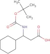(3S)-3-{[(tert-Butoxy)carbonyl]amino}-3-cyclohexylpropanoic acid