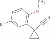 1-(5-Bromo-2-methoxyphenyl)cyclopropane-1-carbonitrile