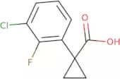 1-(3-Chloro-2-fluorophenyl)cyclopropane-1-carboxylic acid