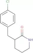 3-[(4-Chlorophenyl)methyl]piperidin-2-one