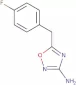 5-[(4-Fluorophenyl)methyl]-1,2,4-oxadiazol-3-amine