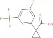1-[3-Fluoro-5-(trifluoromethyl)phenyl]cyclopropane-1-carboxylic acid