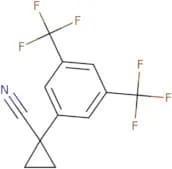 1-[3,5-Bis(trifluoromethyl)phenyl]cyclopropane-1-carbonitrile
