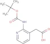 2-(2-{[(tert-Butoxy)carbonyl]amino}pyridin-3-yl)acetic acid