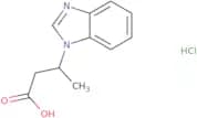 3-(1H-1,3-Benzodiazol-1-yl)butanoic acid hydrochloride