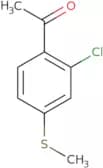 1-[2-Chloro-4-(methylsulfanyl)phenyl]ethan-1-one