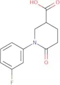 1-(3-Fluorophenyl)-6-oxopiperidine-3-carboxylic acid