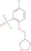 5-Chloro-2-(oxolan-3-ylmethoxy)benzene-1-sulfonyl chloride