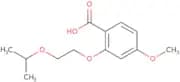 4-Methoxy-2-[2-(propan-2-yloxy)ethoxy]benzoic acid