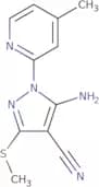 5-Amino-1-(4-methylpyridin-2-yl)-3-(methylsulfanyl)-1H-pyrazole-4-carbonitrile