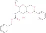 Methyl 4,6-o-benzylidene-2-benzyloxycarbonylamino-2-deoxy-α-D-glucopyranoside