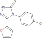 4-(4-Chlorophenyl)-5-(furan-2-yl)-4H-1,2,4-triazole-3-thiol