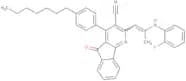 2-[2-(2-Fluoroanilino)prop-1-enyl]-4-(4-heptylphenyl)-5-oxoindeno[1,2-b]pyridine-3-carbonitrile