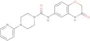 N-(3-Oxo-3,4-dihydro-2H-1,4-benzoxazin-6-yl)-4-(2-pyridinyl)tetrahydro-1(2H)-pyrazinecarboxamide